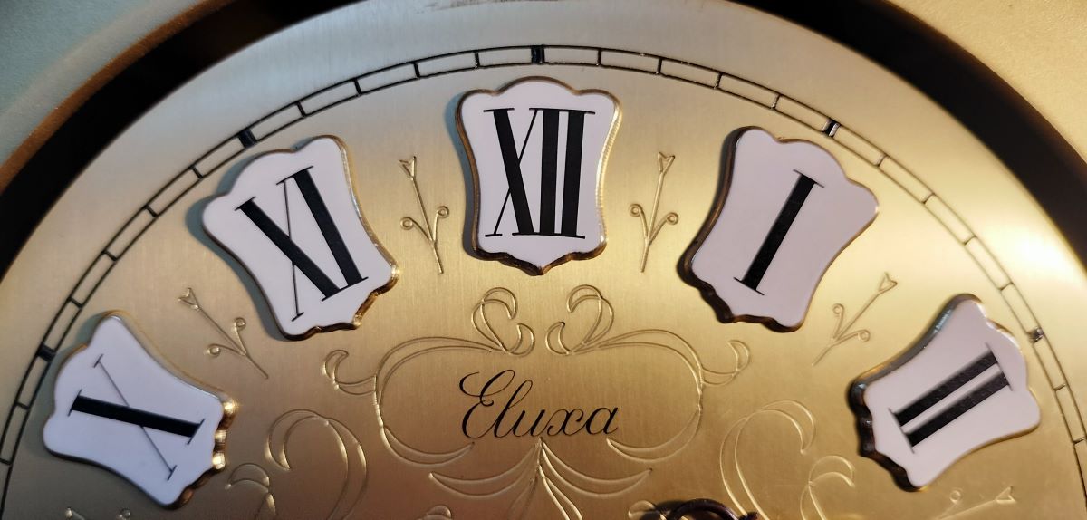 Dial Eluxa Mantle Clock with double bell strike​