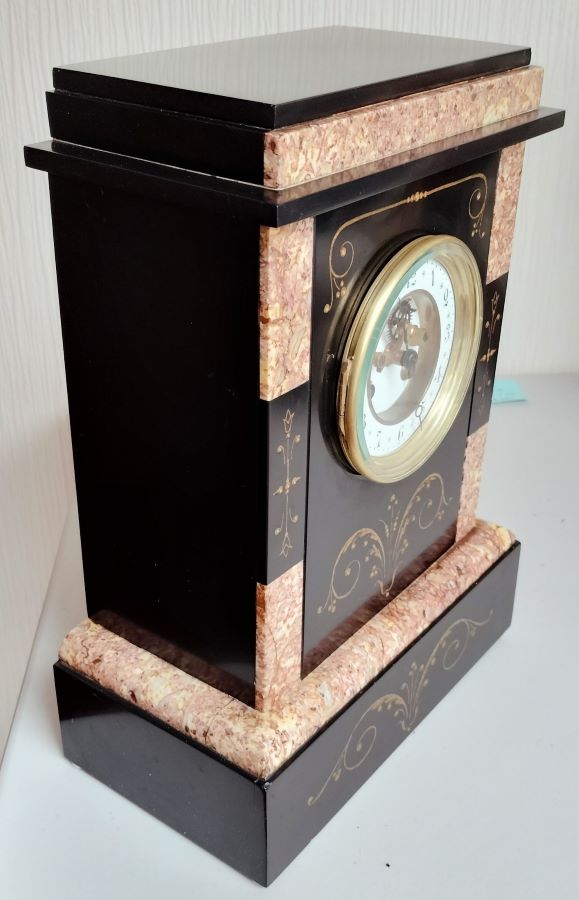 Marble French Mantle Clock 1880